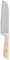 Sitram 715497 Couteau Santoku L 31.5 cm lame acier Inoxydable - Manche en hêtre rivetée certifié FSC