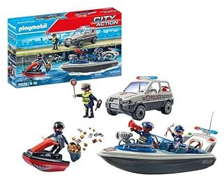 PLAYMOBIL Persecucion policial en el Agua