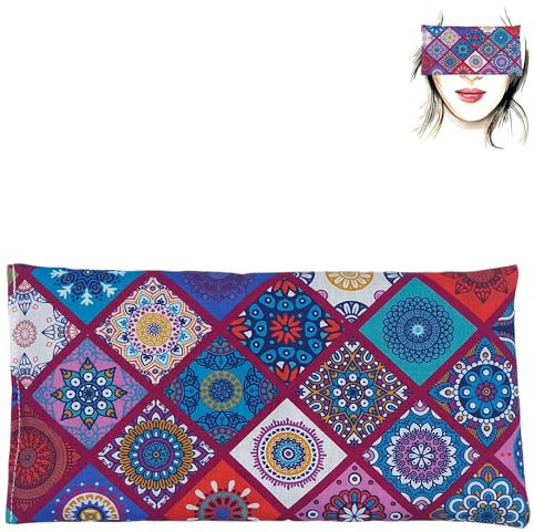 Augenkissen Yoga Namaste | Lavendel Samen und Reis | Yoga, Meditation, Entspannung, für Ihre Augen ..