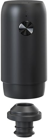 Qusinfc Pompe elettriche per il risparmio di vino con tappo a vuoto pompe ricaricabili con tappi riutilizzabili mantengono lo strumento più fresco conservatore di vino ricaricabile