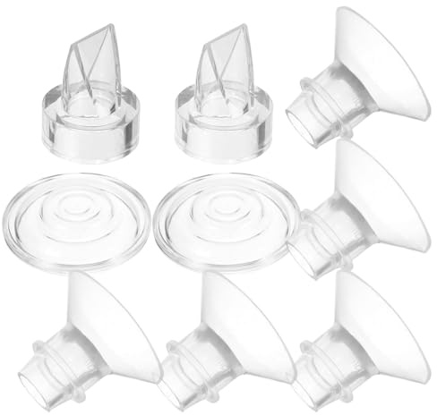 Hemobllo Kit Inserts Bride Silicone pour Tire-lait Électrique Accessoires Silicone et Sûr Né et Allaitement