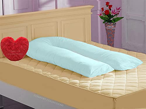 Comfort Collections Housse de coussin en forme de U pour maternité, allaitement, grossesse, tout le corps (housse en U uniquement)