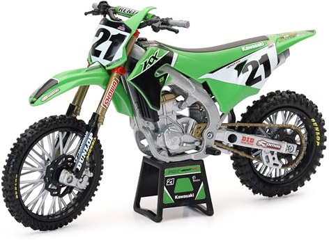New-Ray Toys Kawasaki Race Team Bike Replica Jason Anderson, 1:12 Scale, Kids, Gifts, Birthdays