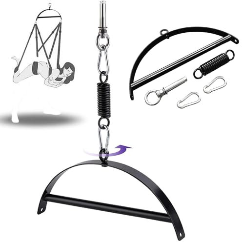 BDSMYOU 2.0 Schaukelhalterung Liebesschaukel Sexschaukel für die Decke,Sexmöbel Liebesschaukeln Rahmen Zubehör,BDSMs Spielzeug Hart,BDSM Set Sexspielzeug für Paare Extrem Sex,Belastbar Bis 1100lbs