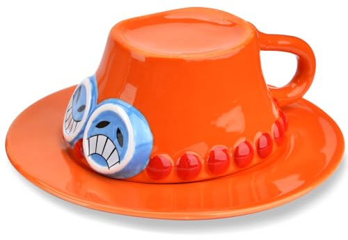 Tazza anime Ace Anime, tazza da caffè in ceramica, 250 ml, creativa per tè e latte, regalo per Natale, compleanno e anniversario
