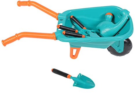 ibasenice Juego De Herramientas De Jardinería para Niños Juguete para Plantar Carrito Portátil