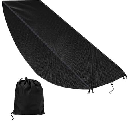 Qianly Copertura per Chaise Longue da Giardino, Copertura Antipolvere per Poltrona Reclinabile con Coulisse Protettiva, per Spiaggia, Prato, Giardino, Piscin