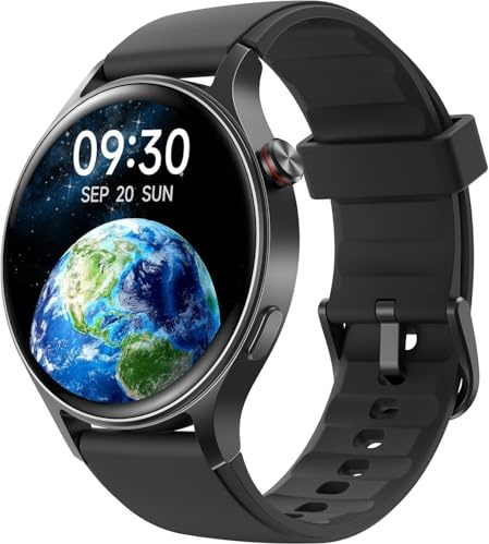 Smart Watch For Men Women Answer/Make call- 1.32 AMOLED Display,Smartwatch with Heart Rate/Sleep/SpO2 Monitor,Ladies Smart Watches for Samsung/iOS/Android,110+ Sports Modes & Waterproof Fitness Watch
