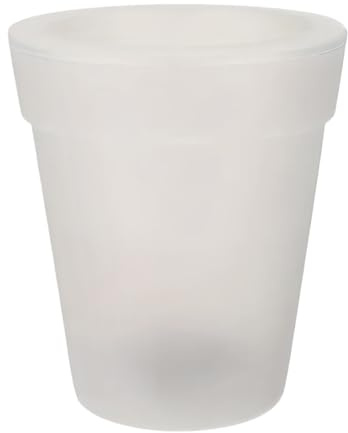 Eventerde Maceta LED – Lámparas de jardín impermeables LED – Jardineras solares con iluminación integrada – para casa, jardín, terraza, césped, pasillo, decoración de iluminación