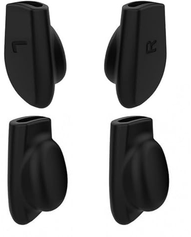 Zirax 2 Pairs Anti-Slip Silicone Eyeglass Ear Grip Hooks for Smart Glasses, Soft Ear Cushion Retainers Accessories for most