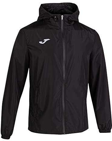 Joma 102235.100.M Giacca Impermeabile, Elite VIII, Nero