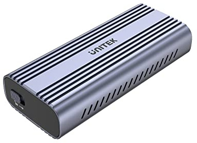 UNITEK Aluminium-Gehäuse für SSD Kompatibel mit M2 PCI-E NVMe Leistungssteigernde Technologien UASP und Trim Standard USB4 Unterstützt Thunderbolt 3 4 Datentransfer 40GBps, S1226A
