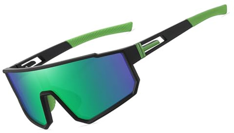 ZISTRFLO Occhiali da sole sportivi polarizzati per uomini donne ragazzi bambini, UV400 sport occhiali per all'aperto, B01