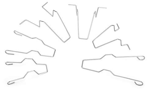 Clip di Fissaggio del Faro, 5ZHSFULLKIT 6PCS Faro Anteriore in Acciaio Dip Lampadina Anabbagliante Clip a Molla di Fissaggio Morsetto per Lampada Frontale per Sostituzione H1 H3