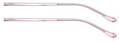 RYZGOJV 1 par de lentes de repuesto de metal para adultos, marco de gafas de templo, anteojos, brazos y piernas para adultos, C04, Varios colores, Medium