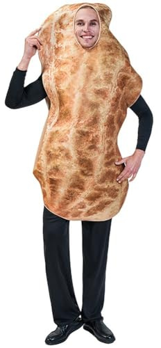Costume De Cacahuète Unisexe, Costume De Cosplay pour Couple Adulte, Ensemble De Costumes De Cacahuètes pour Halloween, Fête Habillée