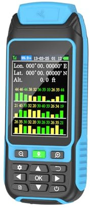 Handheld GPS Gerät zur Messung von Fläche + Entfernung + Steigung, Echtzeit-Positionierung von Länge und Breite，Daten können auf den Computer exportiert werden,16 * 7 * 2.5 cm,436g, inklusive Batterie