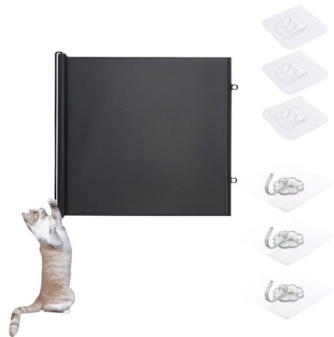 Barrière de Sécurité Rétractable pour Bébé,Barrière de Sécurité Rétractable Escalier,0-130 cm Barriere Retractable Enfant,pour Bébés Enfant et Chiens,pour Escaliers,Couloirs,Intérieurs et Extérieurs