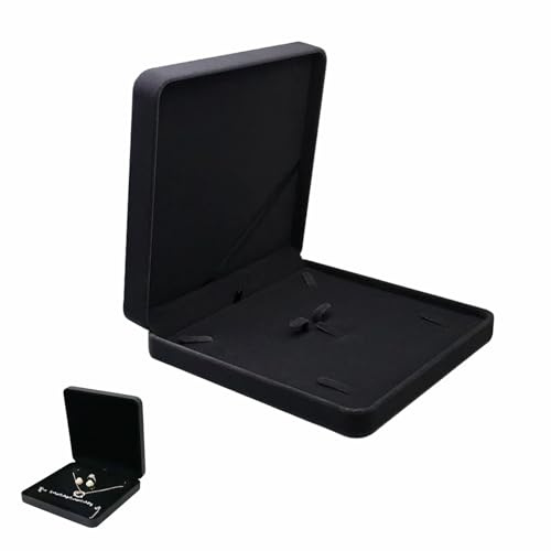 FUSONGQINTANG Caja Joyas Terciopelo Almacenamiento Set de Regalo Caja Grande de Joyería Franela para Mujeres Collar de Joyas Pendientes Anillo