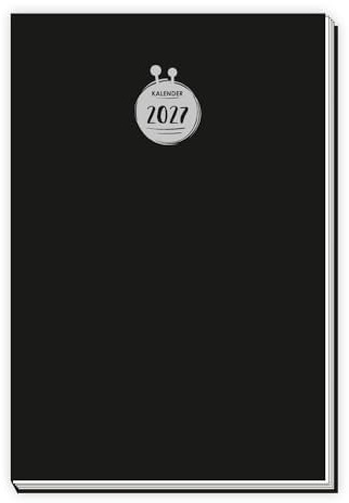 TRÖTSCH - Taschenkalender A6 schwarz 2027: Wochenkalender