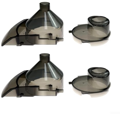 Ersättningstratt för Baby Brezza mjölkskummare, PP-material, enkel installation, hygienivänlig, kompatibel med olika mjölkbryggningsmaskiner, 2-pack