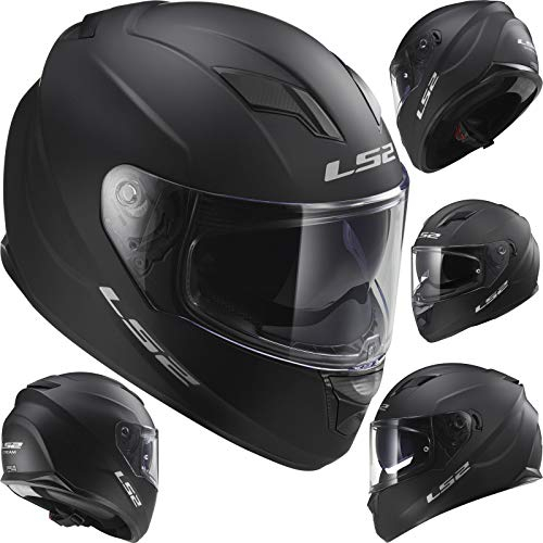 LS2, Casco integral moto Stream Evo black mat, L