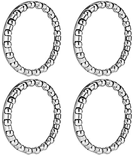 Jaceyon Bike Headset Bearings 5/32 x 20-Balls 4Pcs Bicycle Ball Bearing, 1-1/8 Headset Bearings Caged for Mountain MTB Bike
