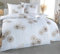 Kuscheli® Bettwäsche 135x200 4teilig - Bettwäsche-Sets mit je 2X Bettbezug 135 x 200 & Kissenbezug 80x80 - ÖkoTex Zertifiziert & für Allergiker geeignet - Ranke beige