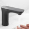 Sensor Mixer Taps Black Automatic Basin Mixer Taps Wash Basin Taps Bathroom Sink Taps for Bathroom-Hot and Cold Water