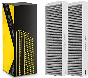 KF3TEC® Aktivkohlefilter-Set (2 Filter) für Bora Pure Puakf, für Ihr Umluftkochfeld PURU oder PUXU