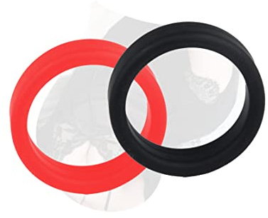 SVART Free Up Flexibilitet 2PCS Sportutrustning Röda Silikon Massage Rekvisita Enkel design Multipurpose Män och kvinnor Gaming Kit