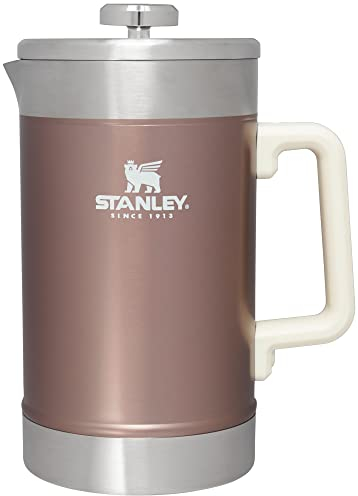 STANLEY French Press 1,4 l mit doppelter Vakuumisolierung, Edelstahl-Kaffeepresse mit breiter Öffnung, großes Fassungsvermögen, ergonomischer Griff, spülmaschinenfest