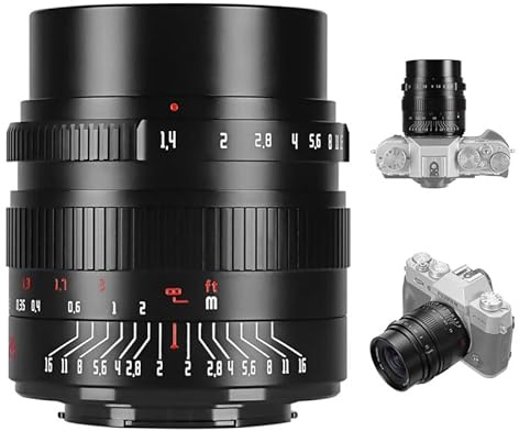 7artisans 24mm F1.4 Objektiv APS-C Humanities-Objektiv mit großer Apertur für spiegellose Kameras für Fuji X Mount Cameras X-A1 X-A10 X-M1 X-M2 X-H1 X-T1 X-T100 X-T30 X-PR01 XS10 and More.