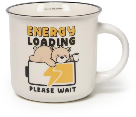 Legami - Tazza Cuppuccino in Porcellana New Bone China, Tazza da Colazione, Mug Caffè Thé Lavabile in Lavastoviglie, Diametro 10 cm, Capacità 350 ml, Tema Teddy Bear