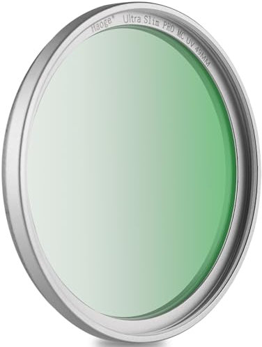 Haoge Filtro protettivo per obiettivo MCUV da 49 mm, argento per Sony FE 50 mm 40 mm 2.5G fuji GFX100RF X100VI X100V X100F X100S X100T X70 RX1 obiettivo ottico ultra sottile 18 rivestimenti