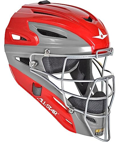All-Star Baseball-/Softball-Helm, zweifarbig, Graphit