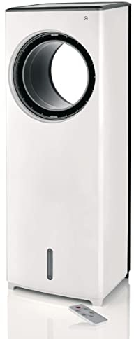 Unold 86990 Air Cooler Fresh, mit separat zuschaltbarem Verdunstungskühler für optimales Raumklima, 3 Lüftungsmodi, zuschaltbarer Oszillation, Timer-Funktion