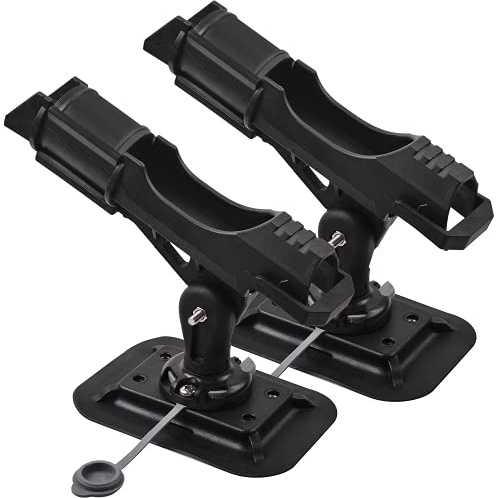 Soporte Cañas de Pescar para Barco Cañeros Barco Soporte para Cañas de Pescar y Kayak 360 ° Ajustable Caña de Pescar Accesorios