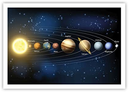 ARTTOR Poster sans Cadre 100x70 cm Affiche Espace - 3650 - P2X | Cosmos Planète Poster Mural Moderne Décoratif Art Mural Impression d'Art Salon Chambre Cuisine Tableau Décoration ARTTOR