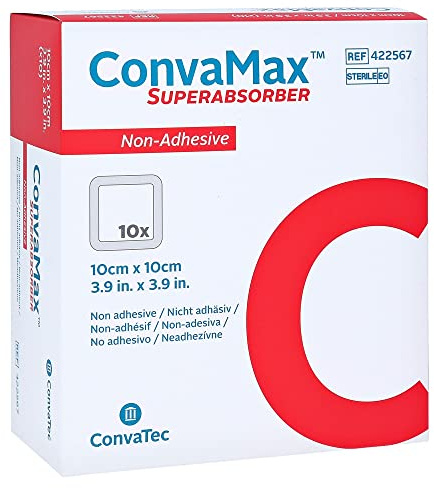 CONVAMAX SUPERABSORBER Non Adesivo 10X20CM - Confezione da 10