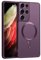 Luhuanx Case for Samsung S23 Ultra Commuter Series Cover, Full Camera Lens,Military Grade Drop Protection,Shockproof with Anti-Fingerprint,Silicone Quality,Purple