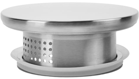 SOLUSTRE Stainless Steel Glass Water Pitcher Lids AntiDust SplashResistant Stoppers Covers with Drain for Beverage Carafe Pouring