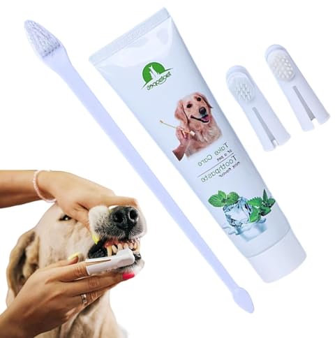 Hundezahnbürste und Zahnpasta, gesunde sanfte Katzenzahnpasta, Haustier-Fingerzahnbürste, Haustiergesundheitsbedarf, Katzenzahnpflege für Thanksgiving, Weihnachten