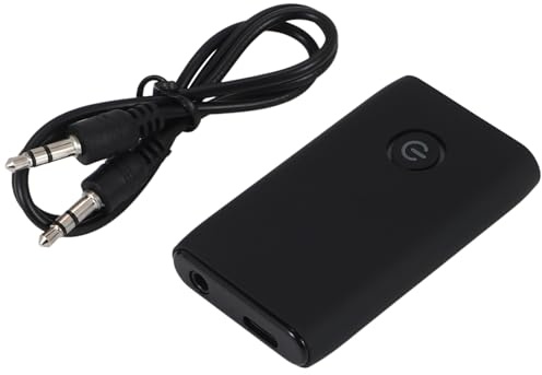 Orolotay Bluetooth 5.3 Adapter for Airplane to 2 Wireless Headphones, 3.5mm Jack In-Flight Bluetooth Transmitter Receiver for TV