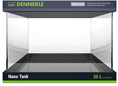 Dennerle Nano Tank White Glass - 35 Liter - Aquascaping Aquarium - 40 x 32 x 28 cm