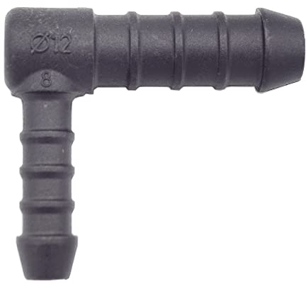 1 x YOU.S Original Schlauchverbinder Zwischenstück RGV Ø 8x12 mm 90° Winkel - L-Form Reduzierer