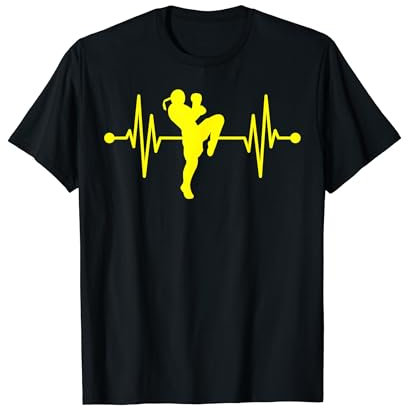 Muay Thai Kickboxen Heartbeat Boxhandschuhe MMA T-Shirt