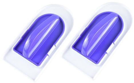 LIGIGWASH 2 Piezas Rascador para Tartas Alisador de Crema y Fondant con Superficie Lisa Ergonómico y Desmontable Herramienta de Decoración para Repostería Cocina