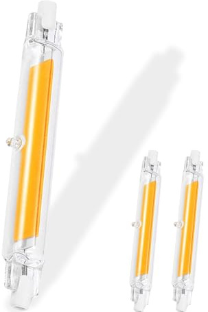 GDYOD Ampoules R7S LED 118mm,Dimmable,20W Équivalent à Ampoule Halogène 118mm 200W, Sans Scintillement,Blanc Chaud 3000K 2000LM,AC 220-240V,Éclairage à Faisceau 360°, Lot de 2