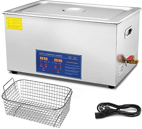 3/6/10/15/22/30L Ultrasonic Cleaner Ultrasonic Device Rostfritt Stål Med Uppvärmning Digital Timer For Glasögon | 15L JPS-60A